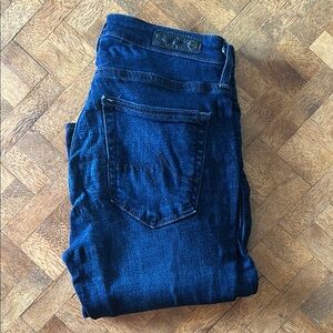 AG Blue Denim Cigarette Leg Jeans